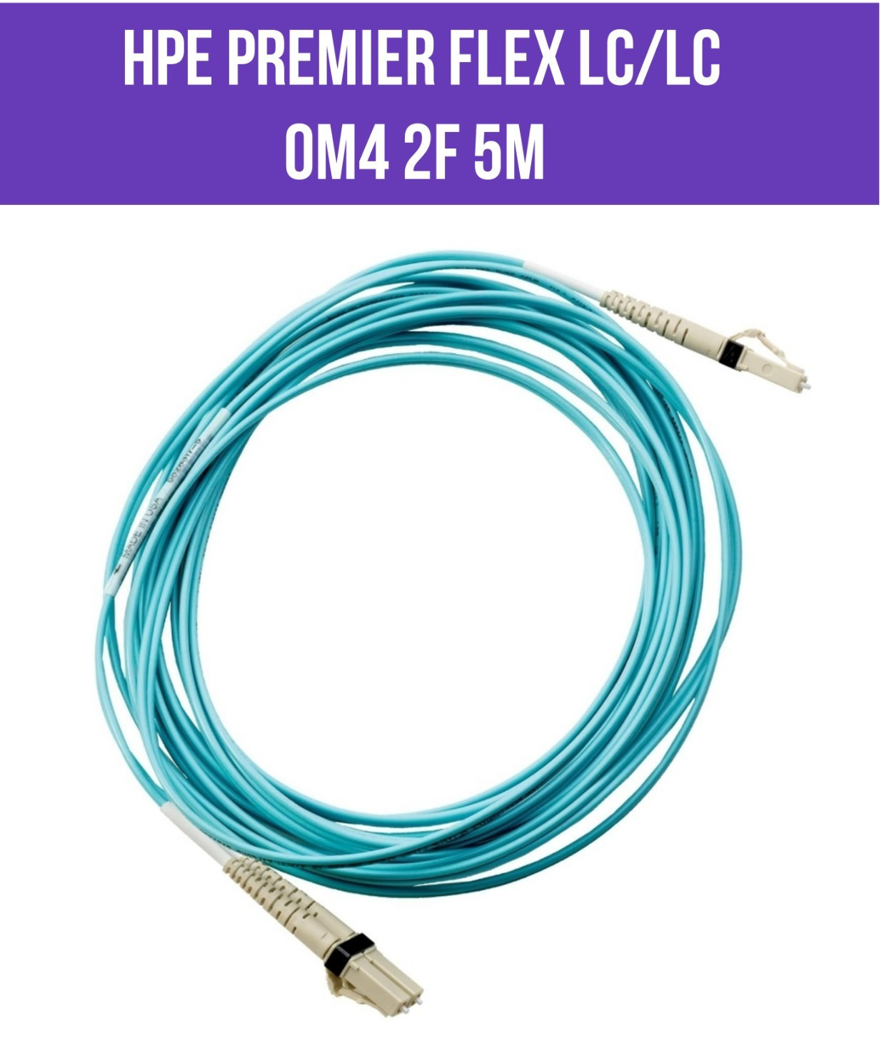 HPE Premier Flex LC/LC OM4 2f 15m Cbl (QK735A) HP Fiber Cable