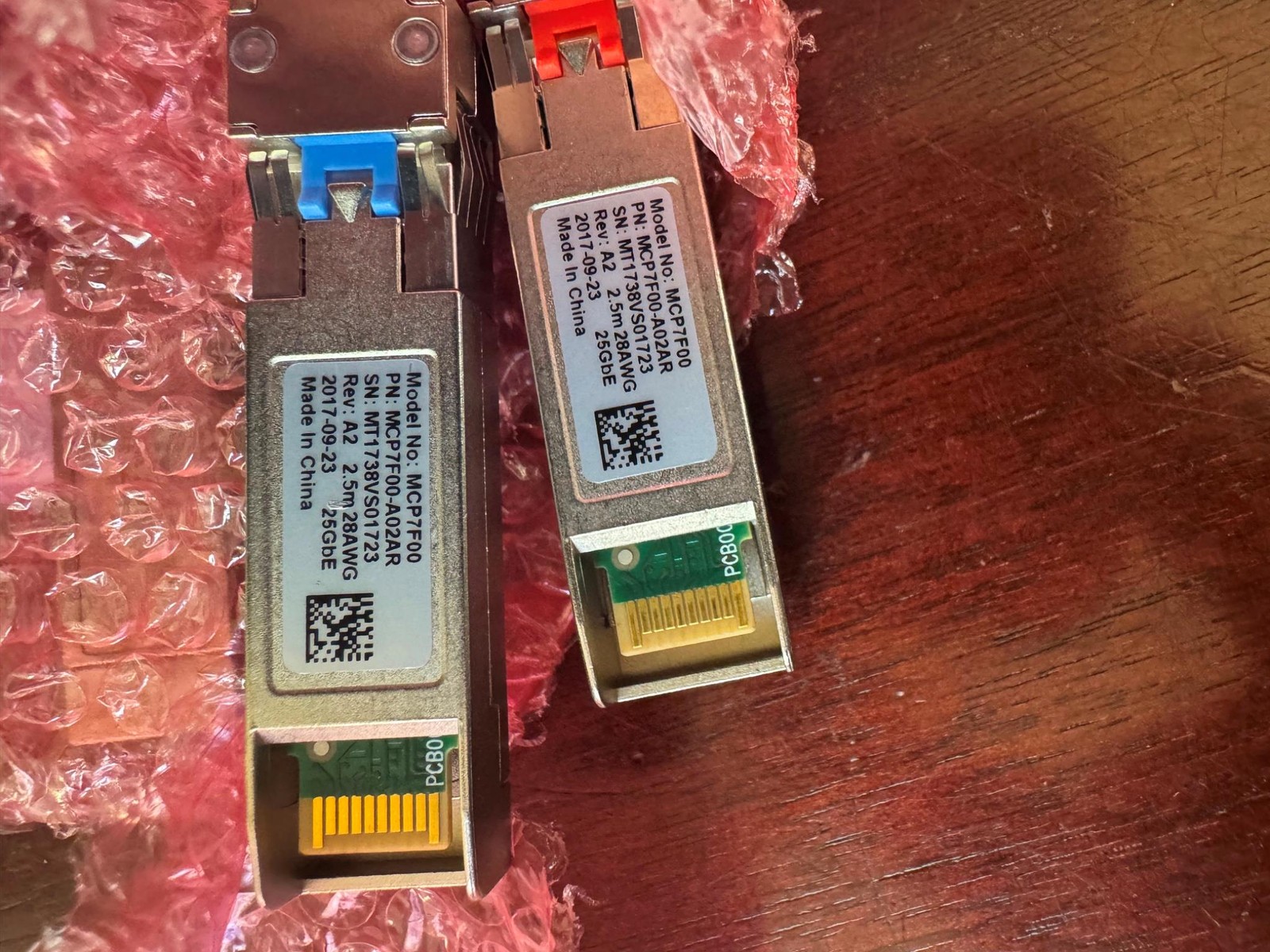 Mellanox DAC Splitter Cable Ethernet 100GbE to 4x25GbE 2.5m 28AWG MCP7F00-A02AR