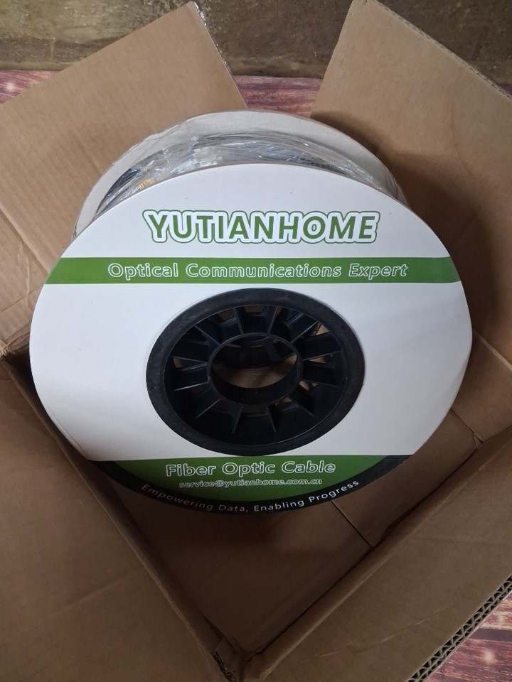 Yutianhome Fiber Optic Cable LC/PC-LC/PC SM 12Fiber Strands TPU 6.0mm 200M 656Ft