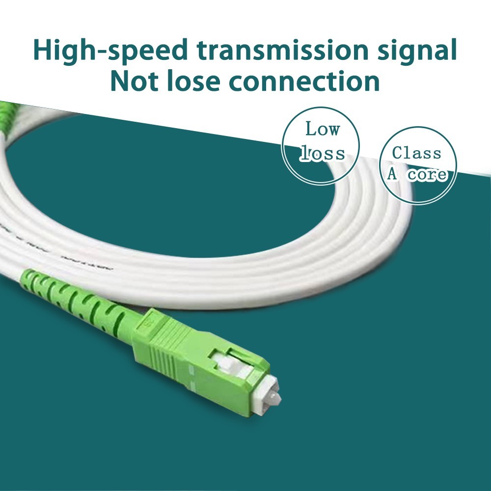 Fiber Optic Patch Cord SC/APC-SC/APC Single Mode FTTH 1.5m/2m/3M