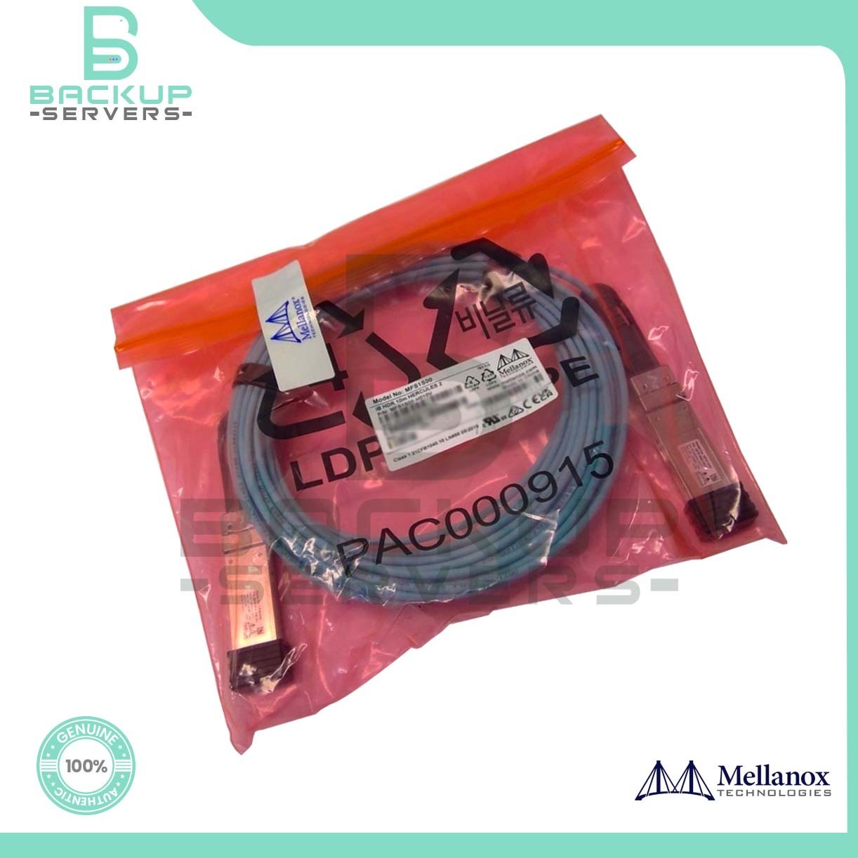 NEW Mellanox MFS1S00-H010V 200Gb/s HDR QSFP56 Active Fiber Optical Cable AOC 10m