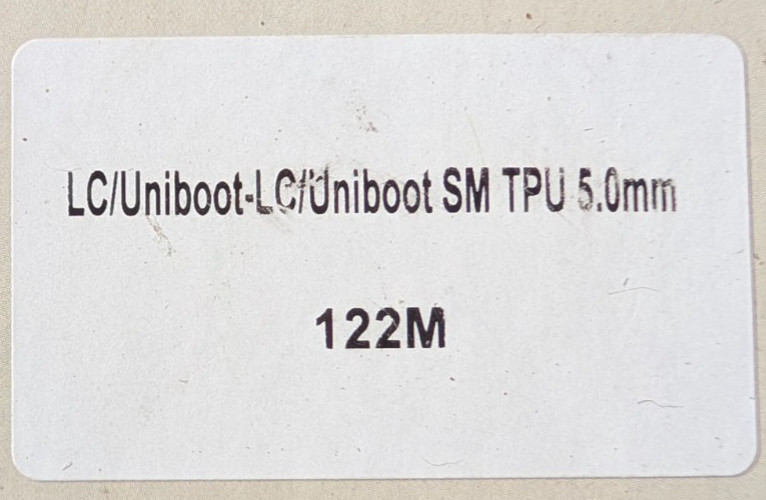 Yutianhome Fiber Optic Cable 122m, LC/Uniboot-LC/Uniboot SM TPU 5.0 mm
