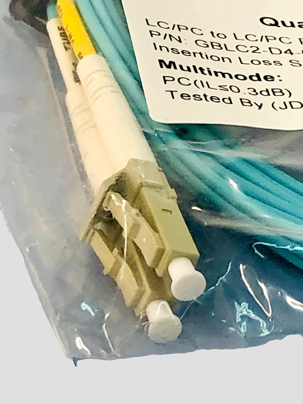 NEW Allen Tel GBLC2-D4-03 Fiber Optic Cable Assembly Patch Cord, LC To LC