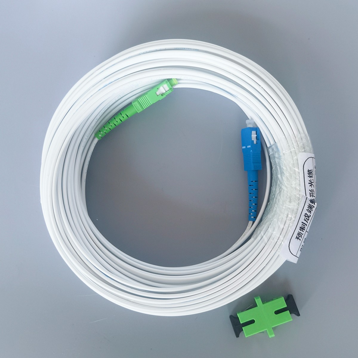 5M-60M Fiber Optic Indoor Drop Cable SC/APC-SC/UPC Simplex Core FTTH