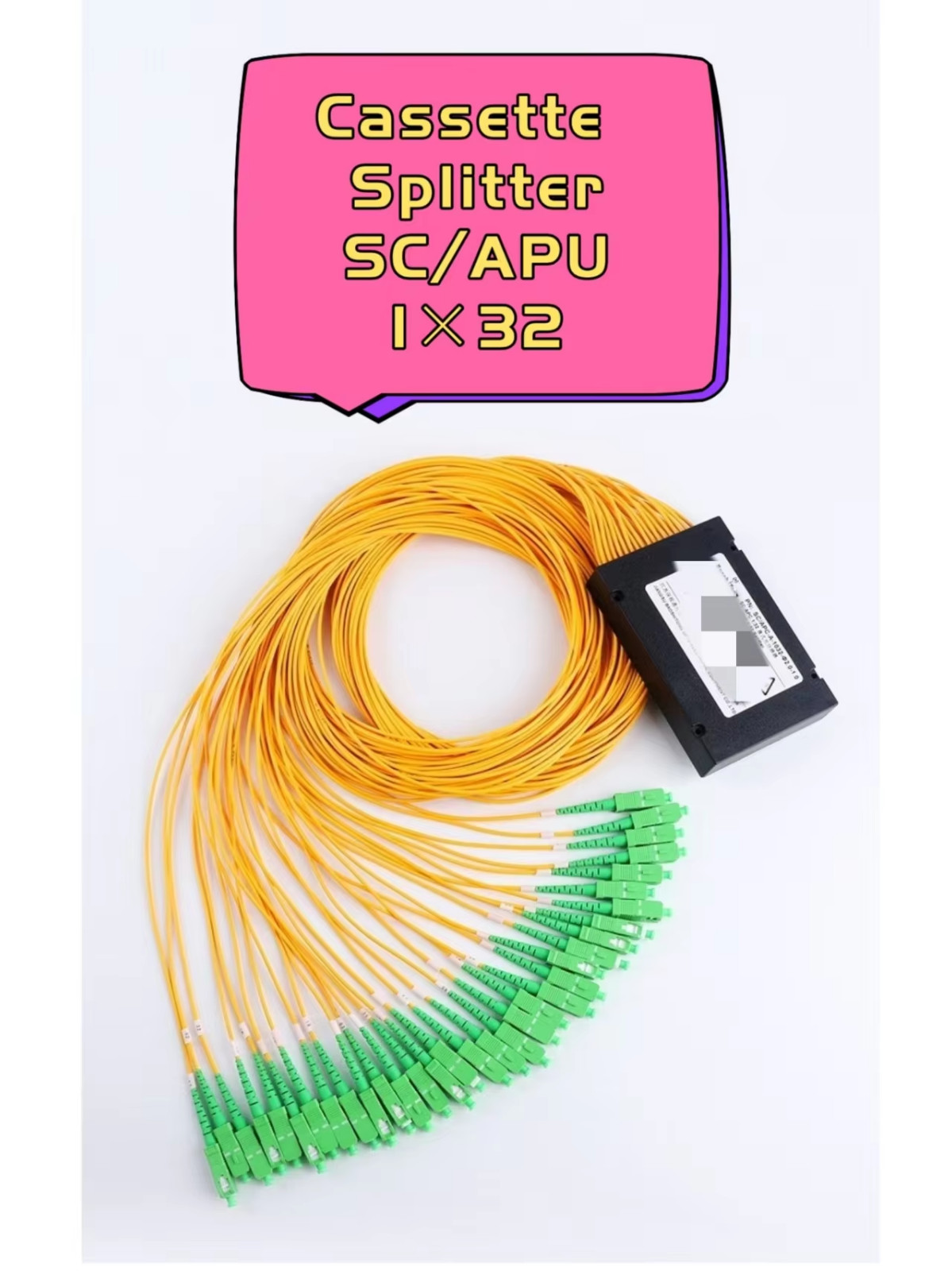 1*32 PLC Cassette Splitter Fiber Optic Splitter SC/APC SC/UPC for FTTH Splitter