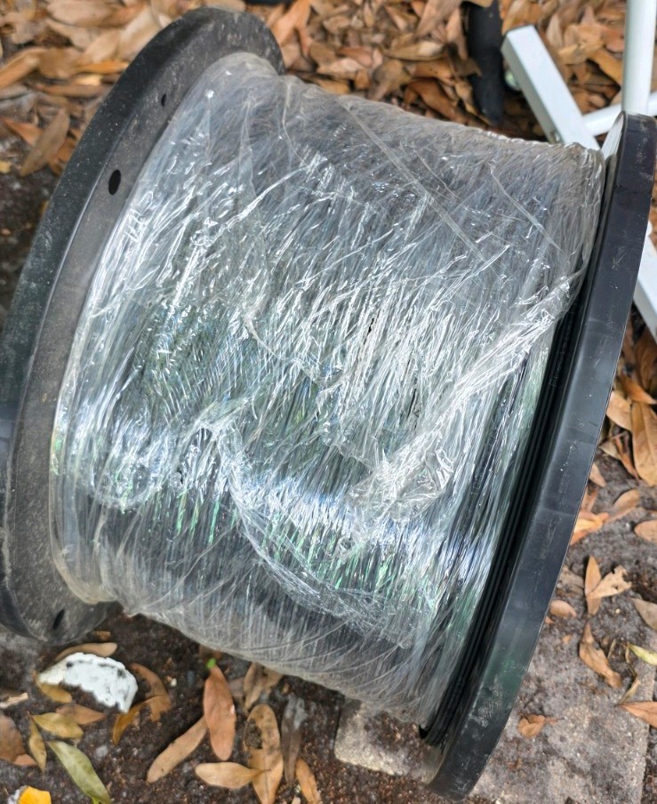 CORNING OPTICAL DROP FIBER CLEAR 2500FT SPOOL Single Mode