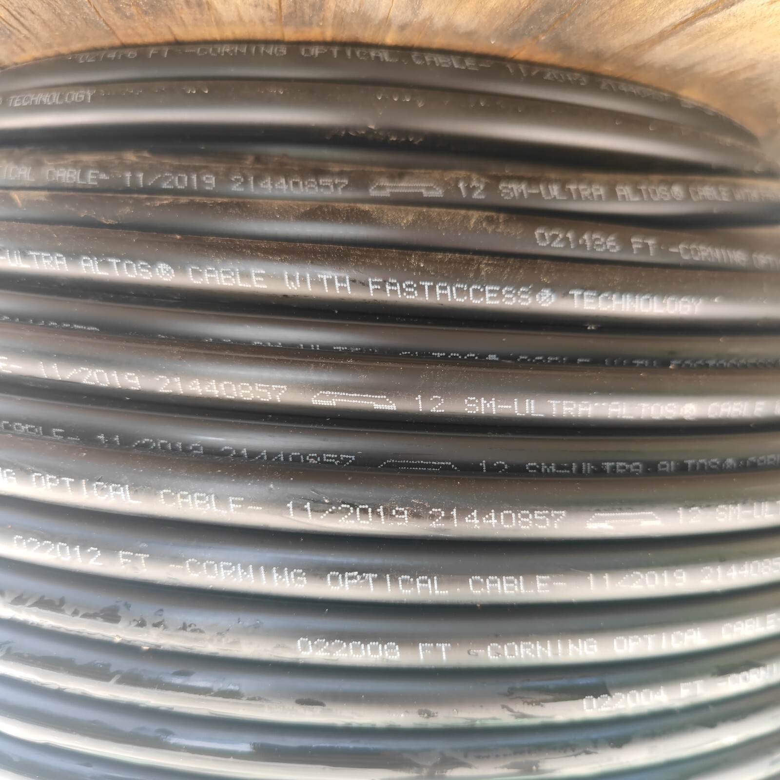Single Mode Ultra Fiber Optical Cable Wire 1000ft