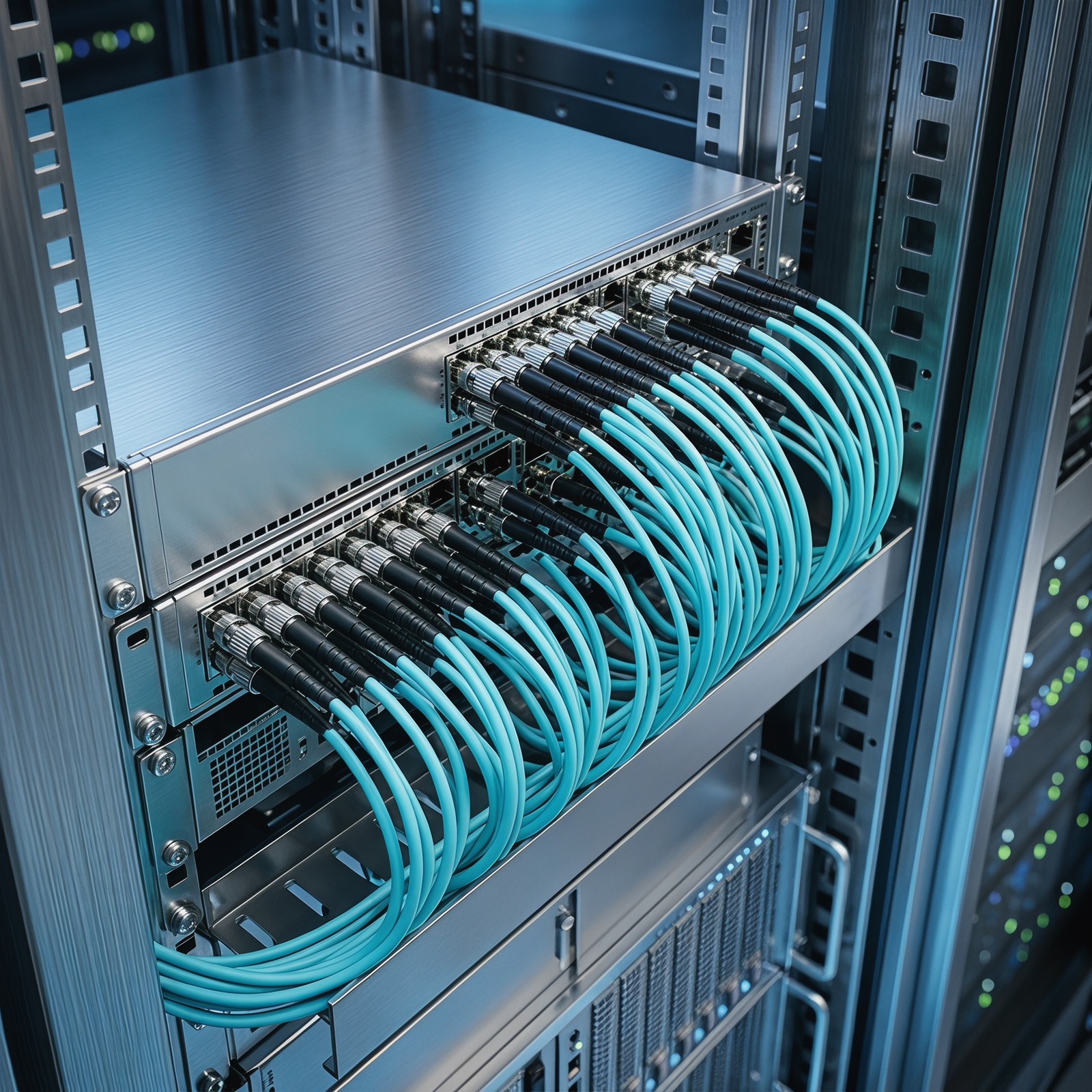 ST-ST Duplex Multimode OM3 10 Gigabit Fiber Optic Cable Patch Cord 164.04ft