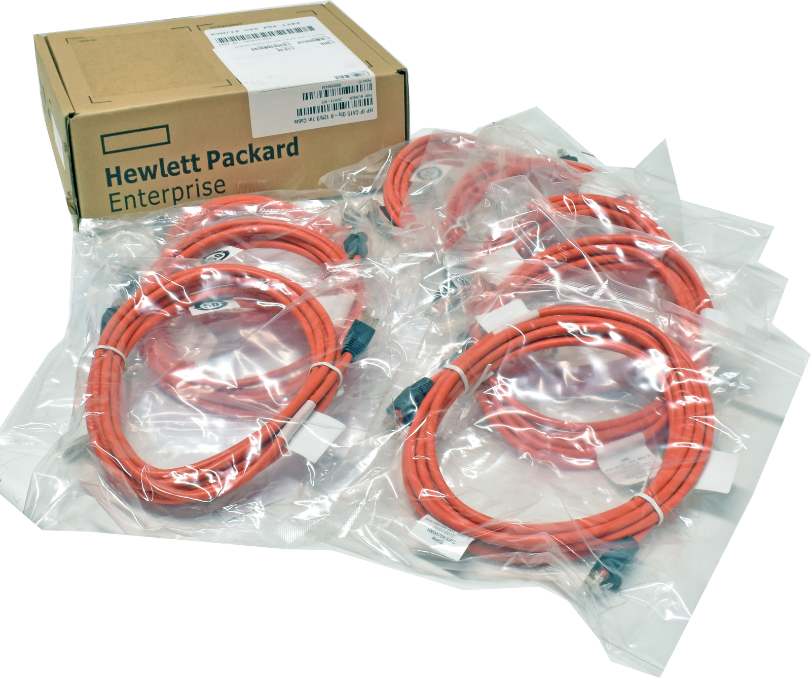 8-Pack HP 263474-B23 CAT5 KVM Cable RJ45 / RJ45 3.7m 263474-B23