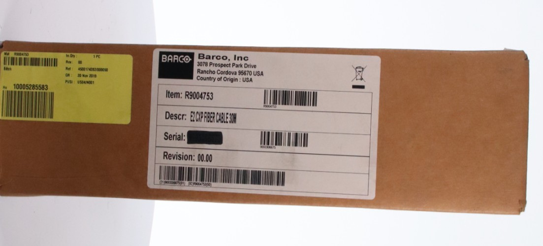 Barco E2 CXP Fiber Cable 30M R9004753
