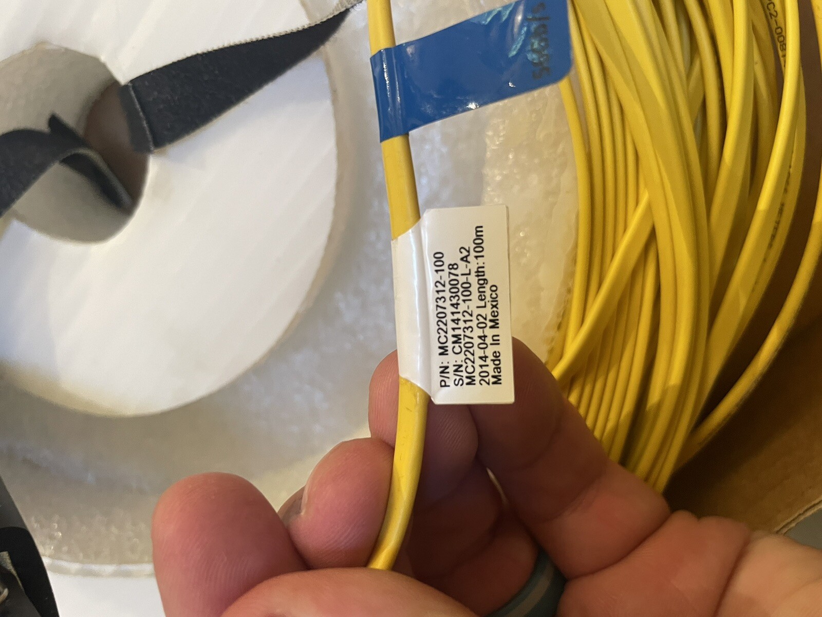 Mellanox MC2207312-100 56GB/s 100m Fiber Optic Network Cable – New in Box