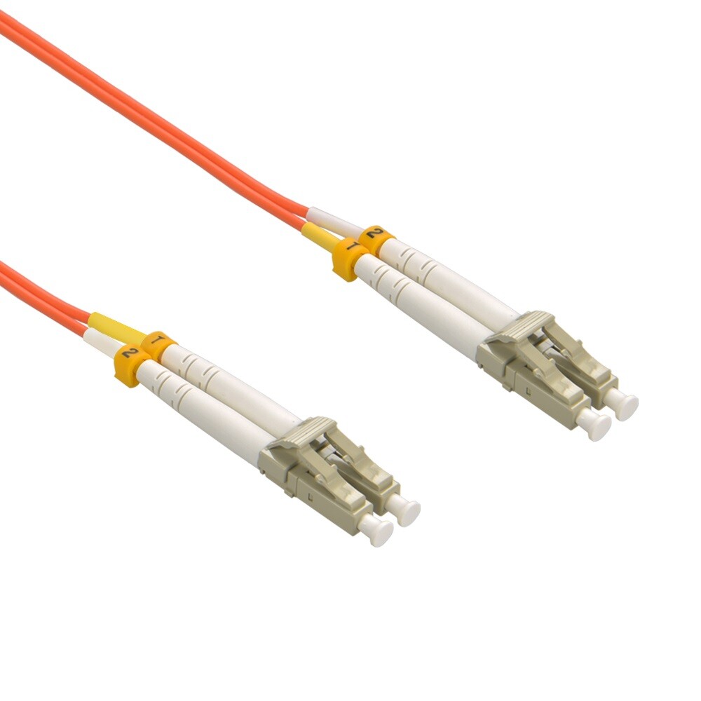 LC to LC Multimode Duplex Fiber Optic Jumper Patch Cord Cable 1M/2M/3M/5M/7M/10M