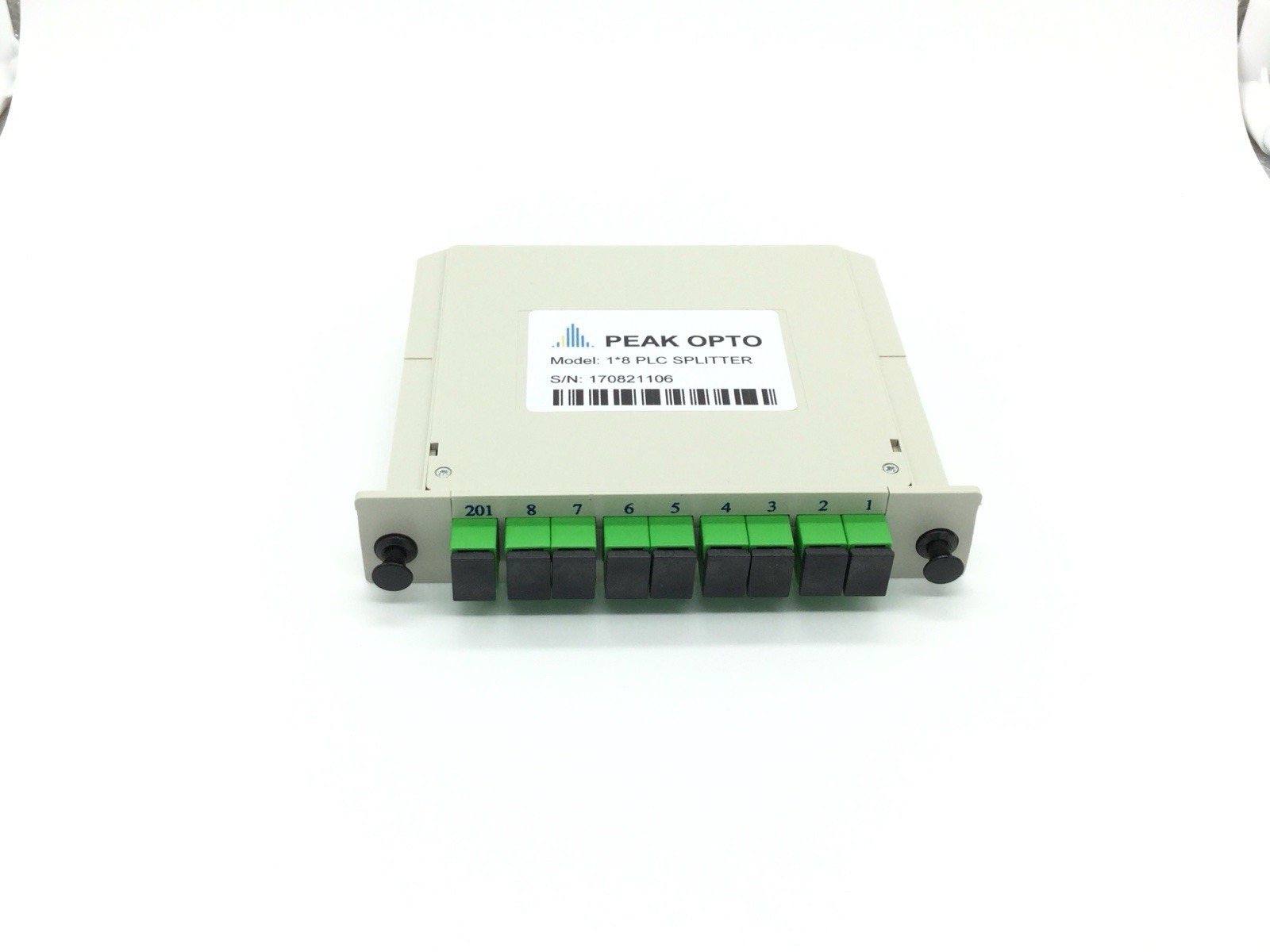 1X8 Blade optical splitter,PLC carrier-class fiber optic splitter SC-APC