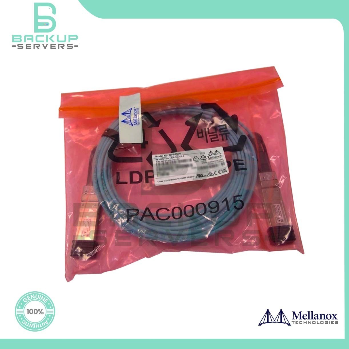 NEW Mellanox MFS1S00-H010V 200Gb/s HDR QSFP56 Active Fiber Optical Cable AOC 10m
