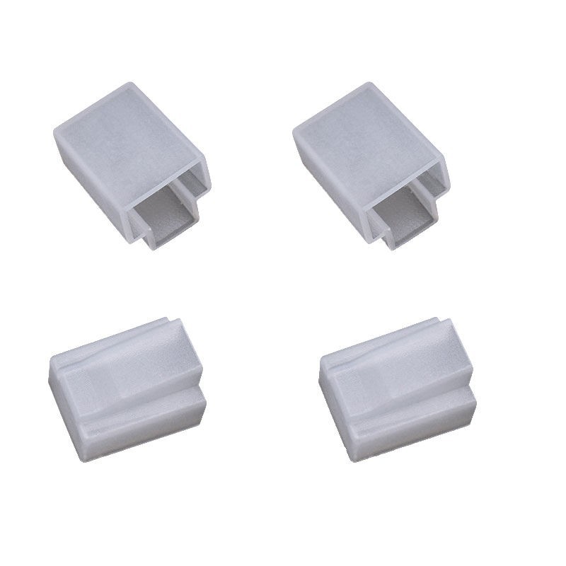 100pc Network Cable Plug Rj45 Male Crystal Head Dust Cover Protective Cover Rj45