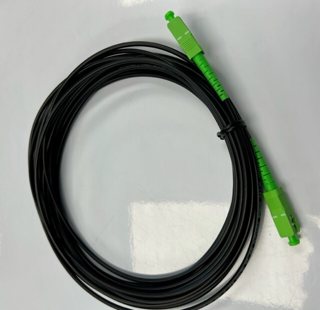 Micro-Armored SCAPC/SCAPC Fiber Jumper FTTH SMF Corning Glass Patch Cord 100 ft