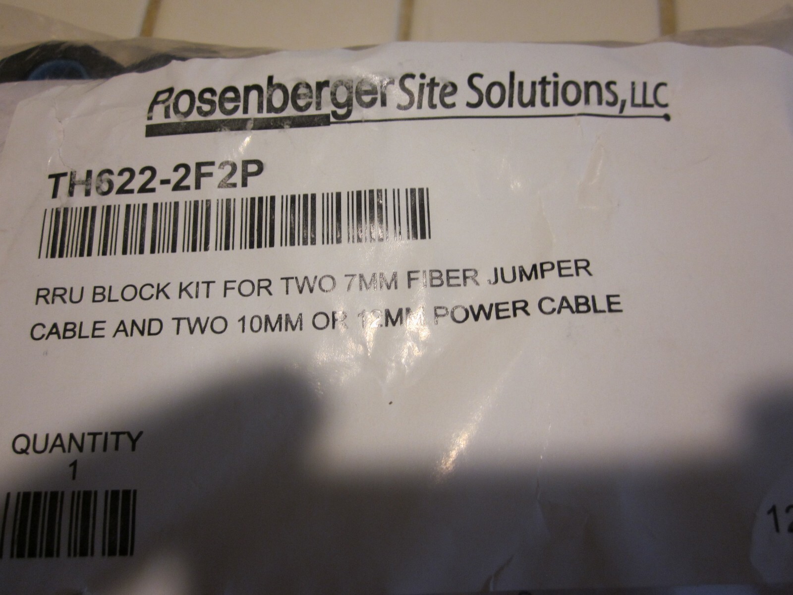 Bag of 10 Rosenberger Site Solutions TH622-2F2P RRU Block Kits New