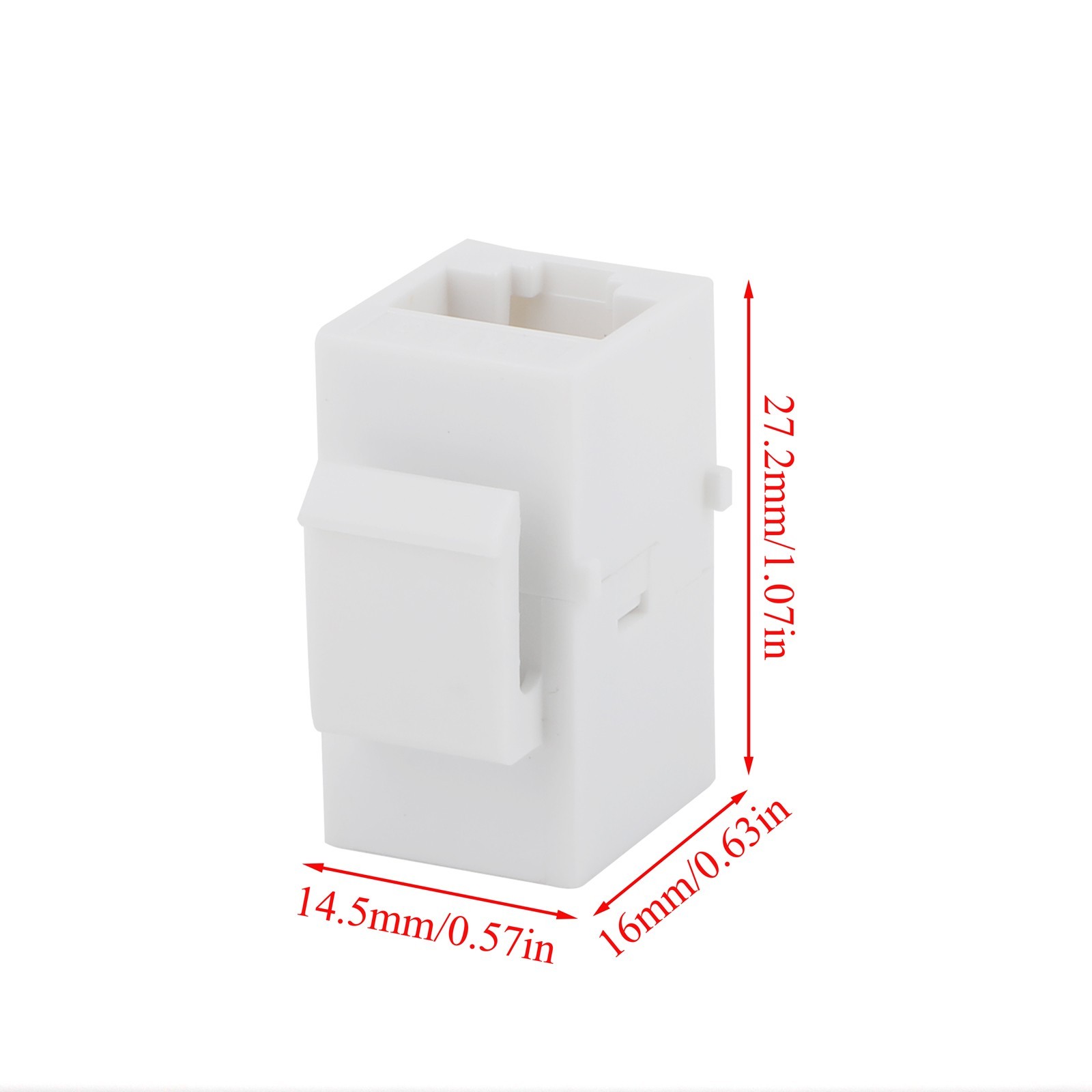 10/25Pack RJ45 Coupler Female-Female UTP CAT6 Keystone Coupler Jack Inline