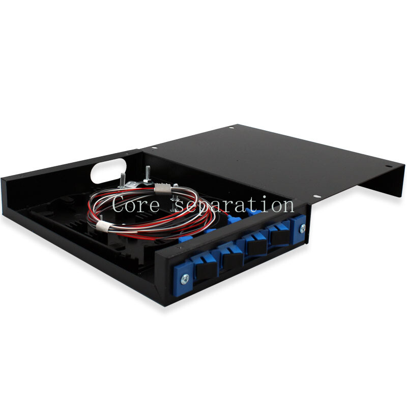 Fiber Optic Terminal Box 4 Core LC/SC/FC/ST UPC SM adapter 4 Port Patch Panel