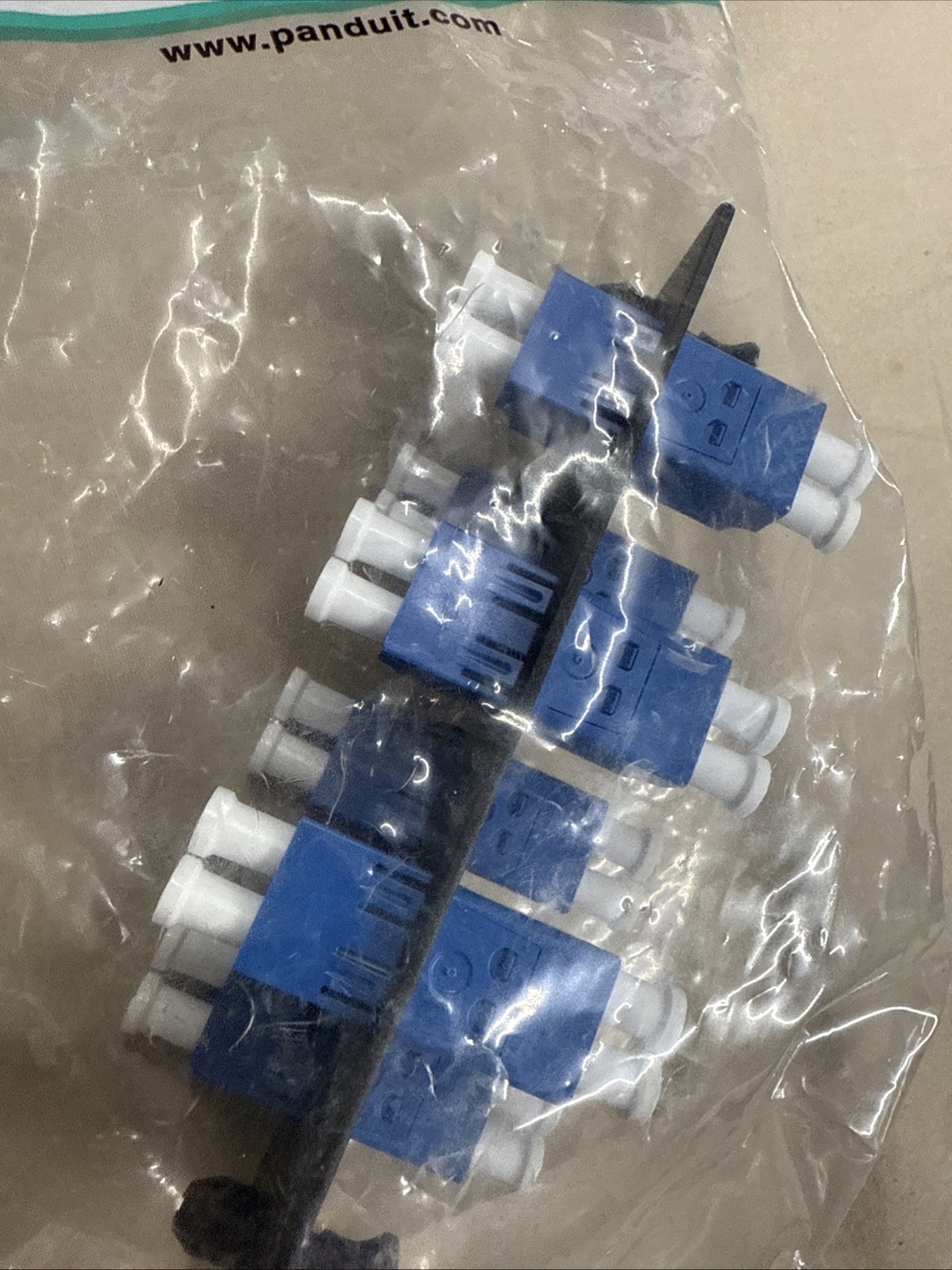 Panduit FAP6WBUDLCZ Fiber Adapter Panel W/ 6 Singlemode Ceramic Duplex Adapters