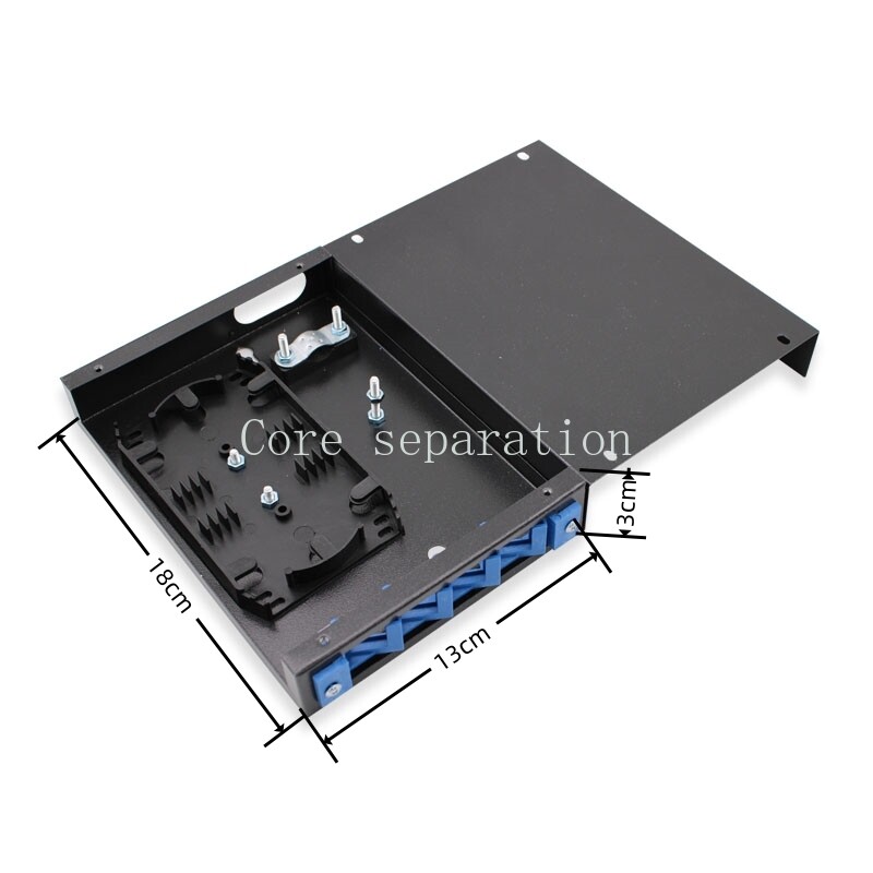 Fiber Optic Terminal Box 4 Core LC/SC/FC/ST UPC SM adapter 4 Port Patch Panel