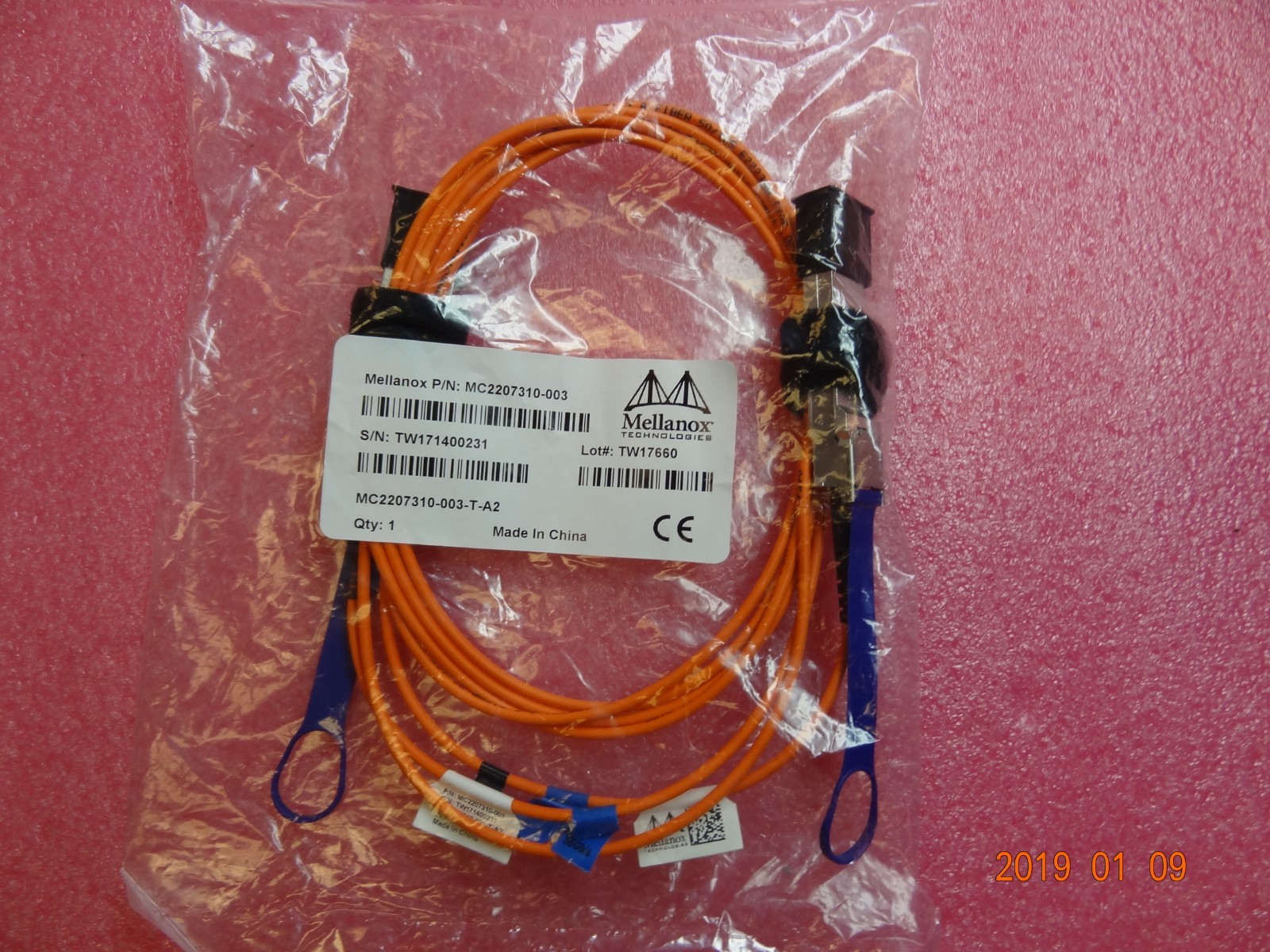 Mellanox MC2207310-003 3m Active Fiber Cable 56Gb/s #T515