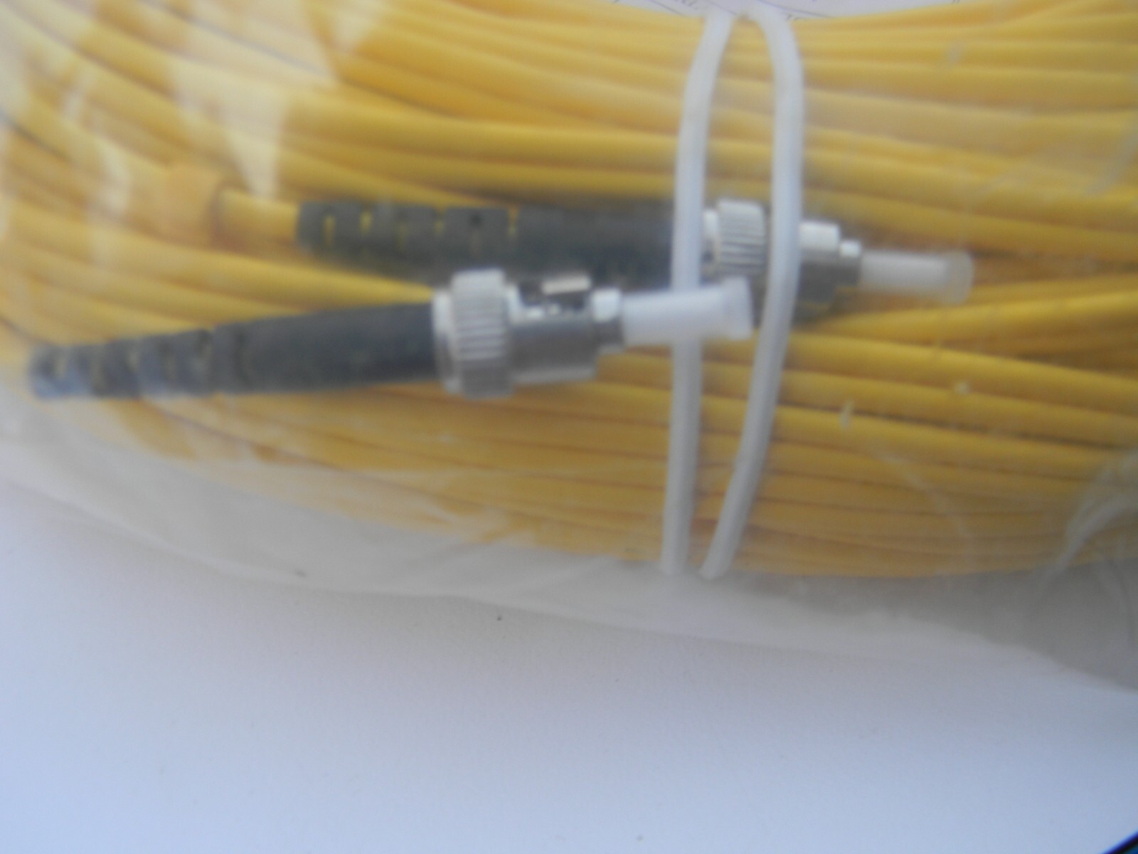 NEW Belkin 50M ST/LC 9/125 Duplex Fiber Optic Patch Cable Jumper Cord F2F802L0