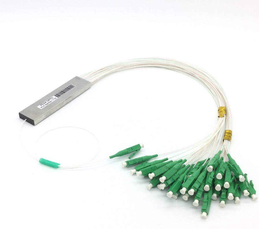 LOT of 5! 1×32 PLC mini pipe-type optical splitter LC-APC