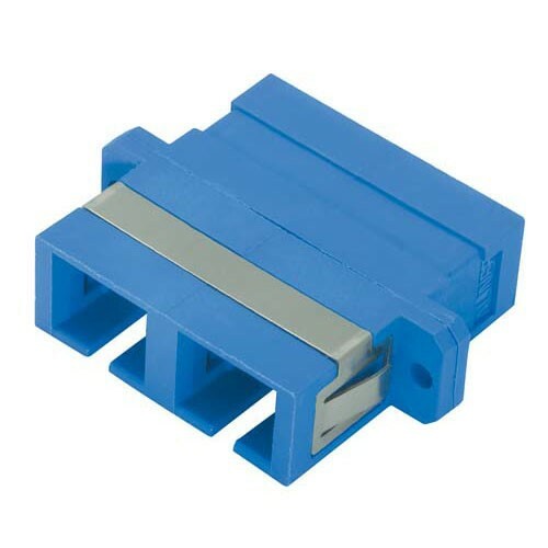 L-Com FOA-005A SC/SC Duplex Fiber Coupler Plastic Body Ceramic Alignment Sleeve