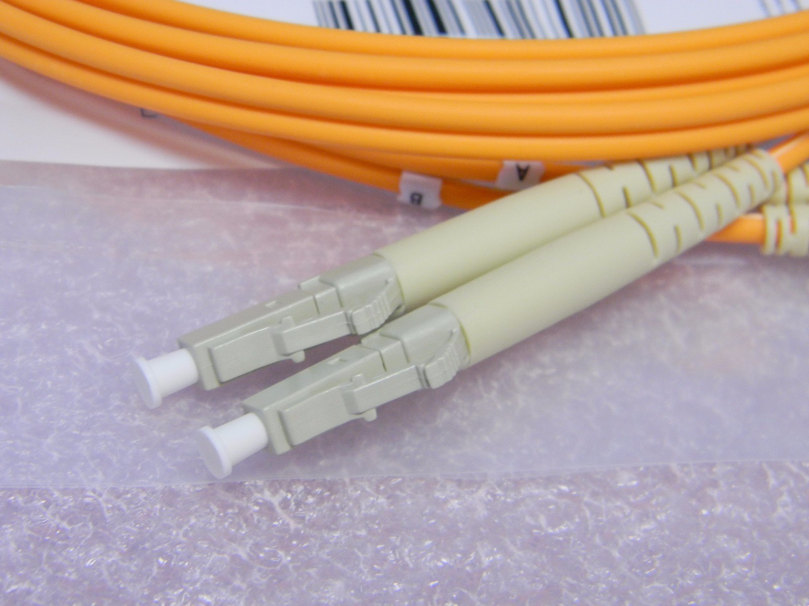 5 NEW L-Com FODZLC50-02 OM2 50/125 Multimode, LSZH Cable, Dual LC, 1.0m