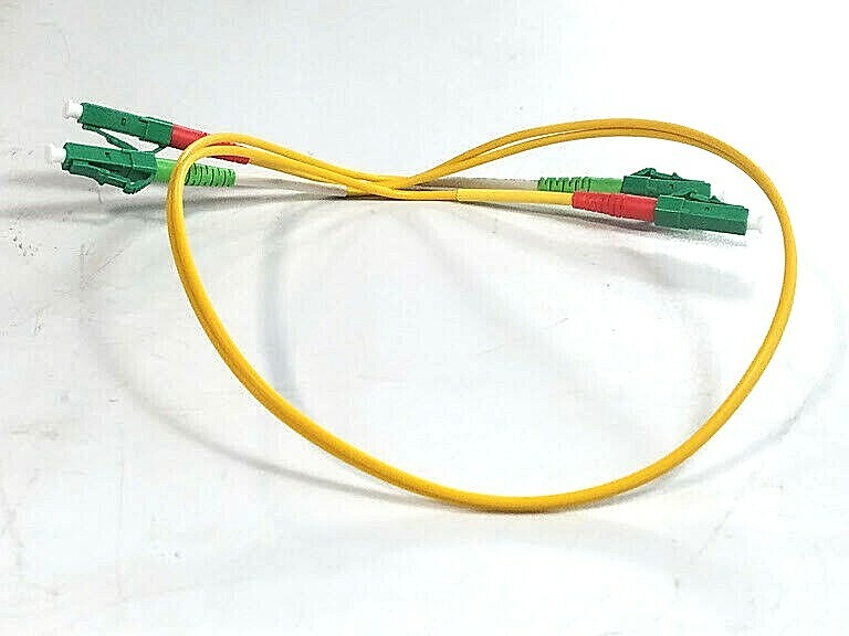 Optogain SM Dplx Jmpr,2.0mm, 0.5m; LC/APC-LC/APC; Part #0JC-SM-0.5-LC/APC-LC-DP
