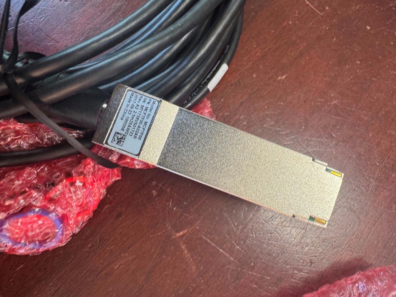 Mellanox DAC Splitter Cable Ethernet 100GbE to 4x25GbE 2.5m 28AWG MCP7F00-A02AR