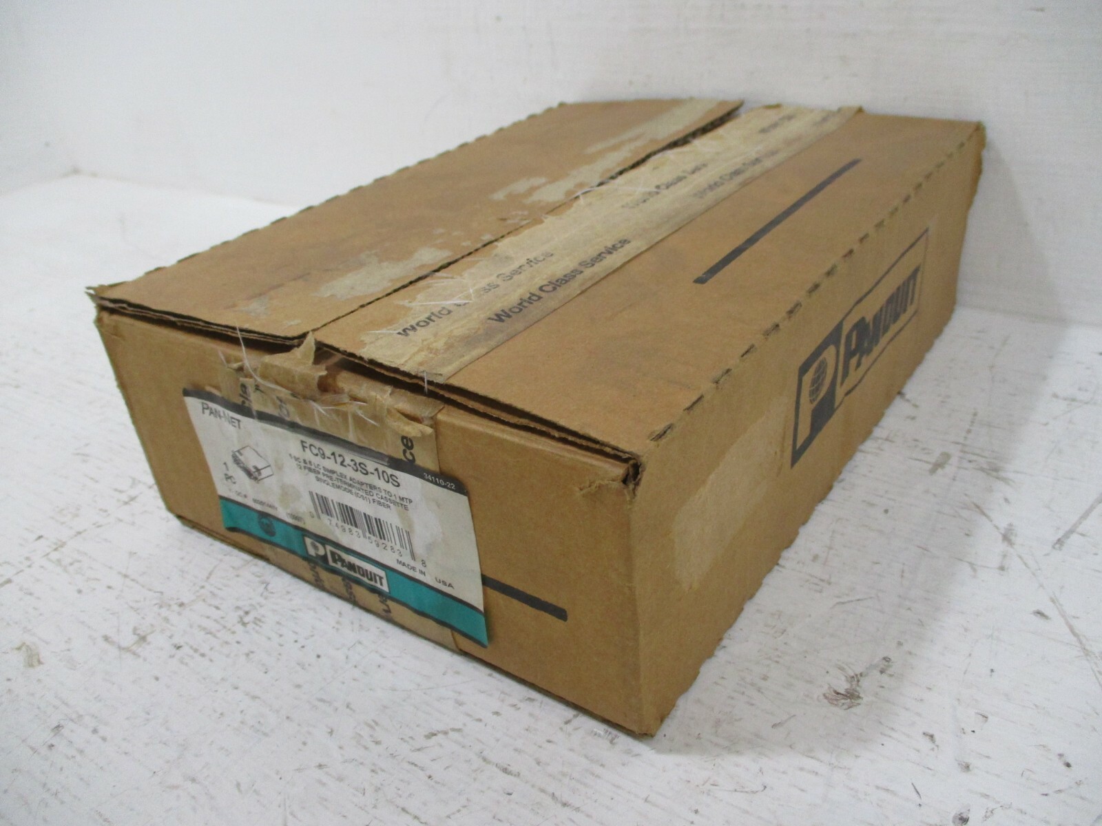 NEW Panduit FC9-12-3S-10S Fiber Optic Cassette 6-SC 6-LC Simplex Adapters