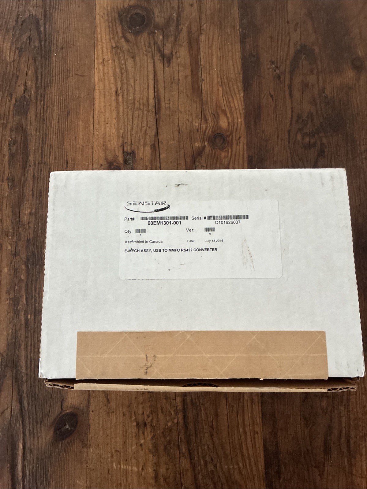 NEW Senstar 00EM1301-001 Multi Mode Fiber Optic Mini Silver Network Interface