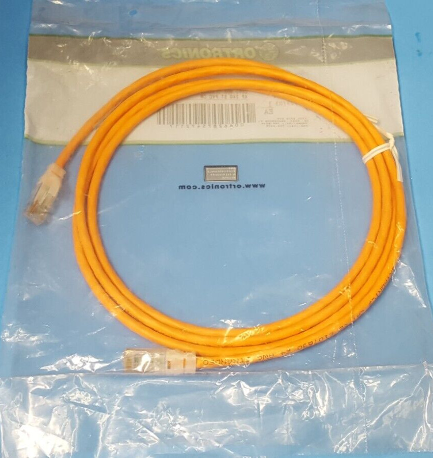 PATCH CORD CAT5E , OR-MC5E07-03 , ORTRONICS , 7 FT , ORANGE, CLARITY MOD