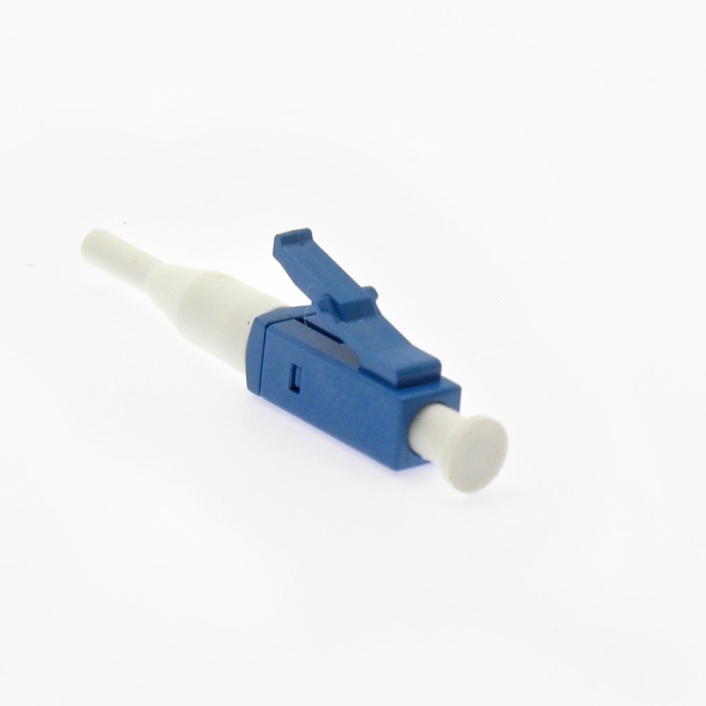 10 Pcs LC UPC Simplex 0.9mm Single Mode Fiber Optic Optical Connector Adapter