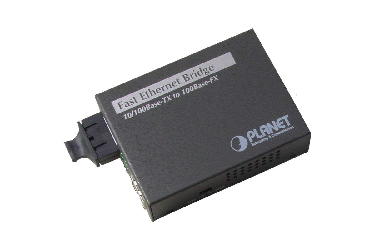 Planet FT-802S15 10/100TX – 100Base-FX Fiber Media Converter (SM, SC, 15Km,…