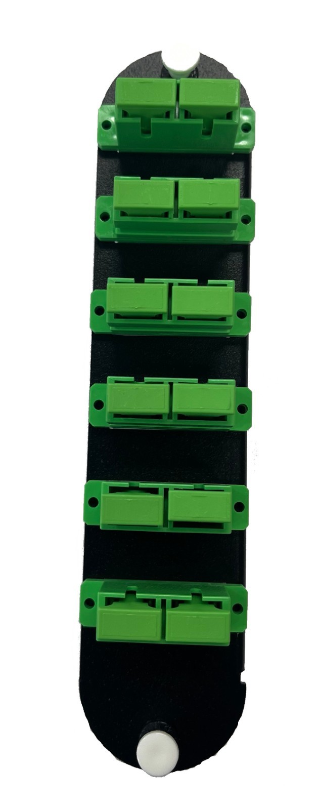 SC/APC Duplex Fiber Connector Panel (6 PACK)