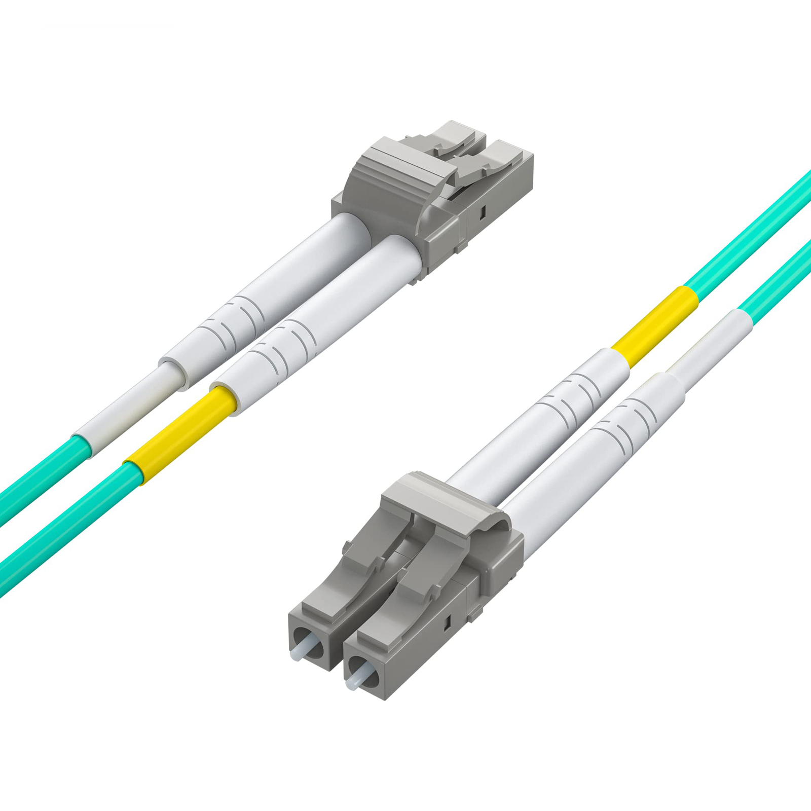OM3 OM4 OM5 OS2 LC to LC Fiber Optic Patch Cable, Duplex LC MMF SMF Cable 1-40m