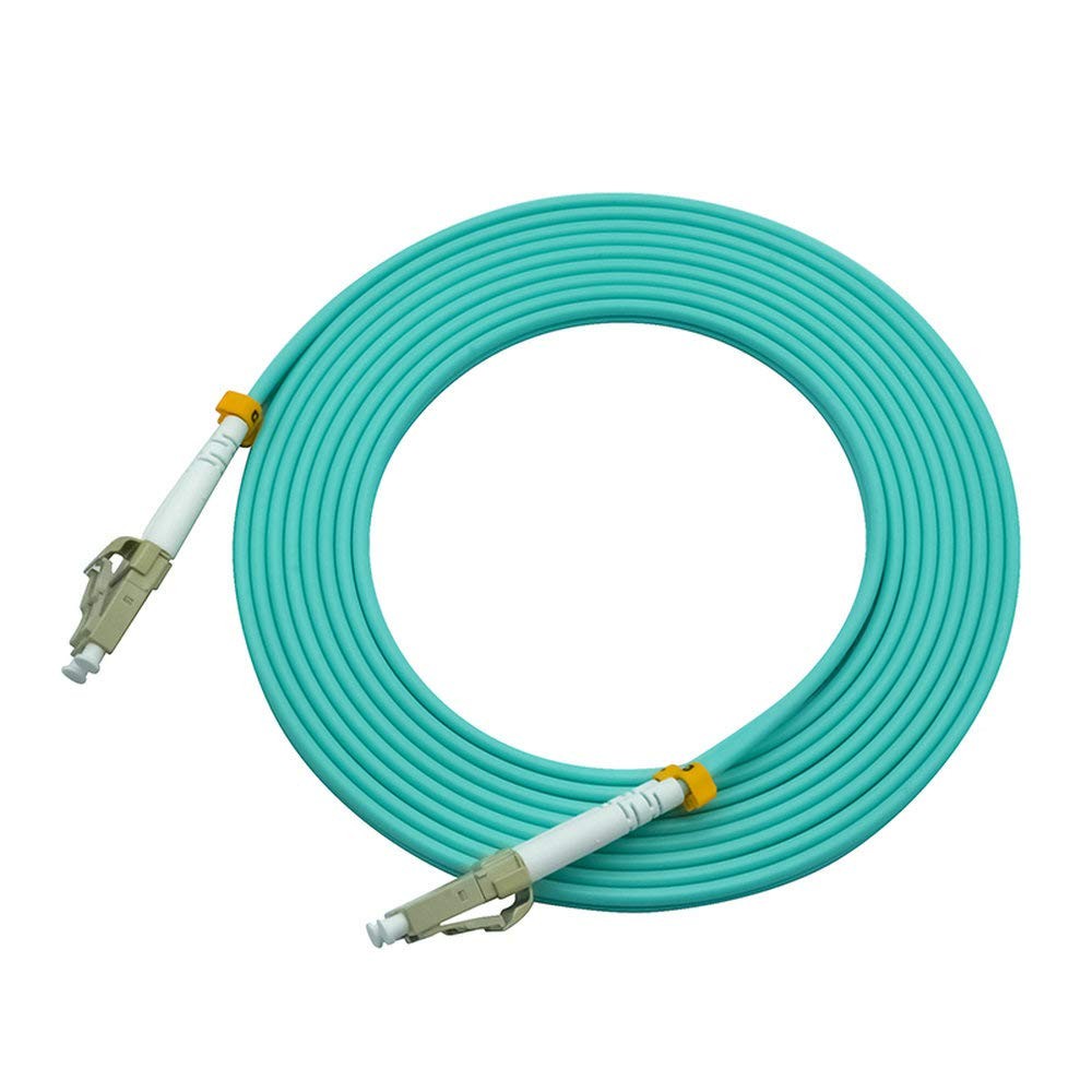 1Meter 3ft LC To LC Duplex 50/125 10G OM3 Multi Mode Fiber Optic Cable Jumper