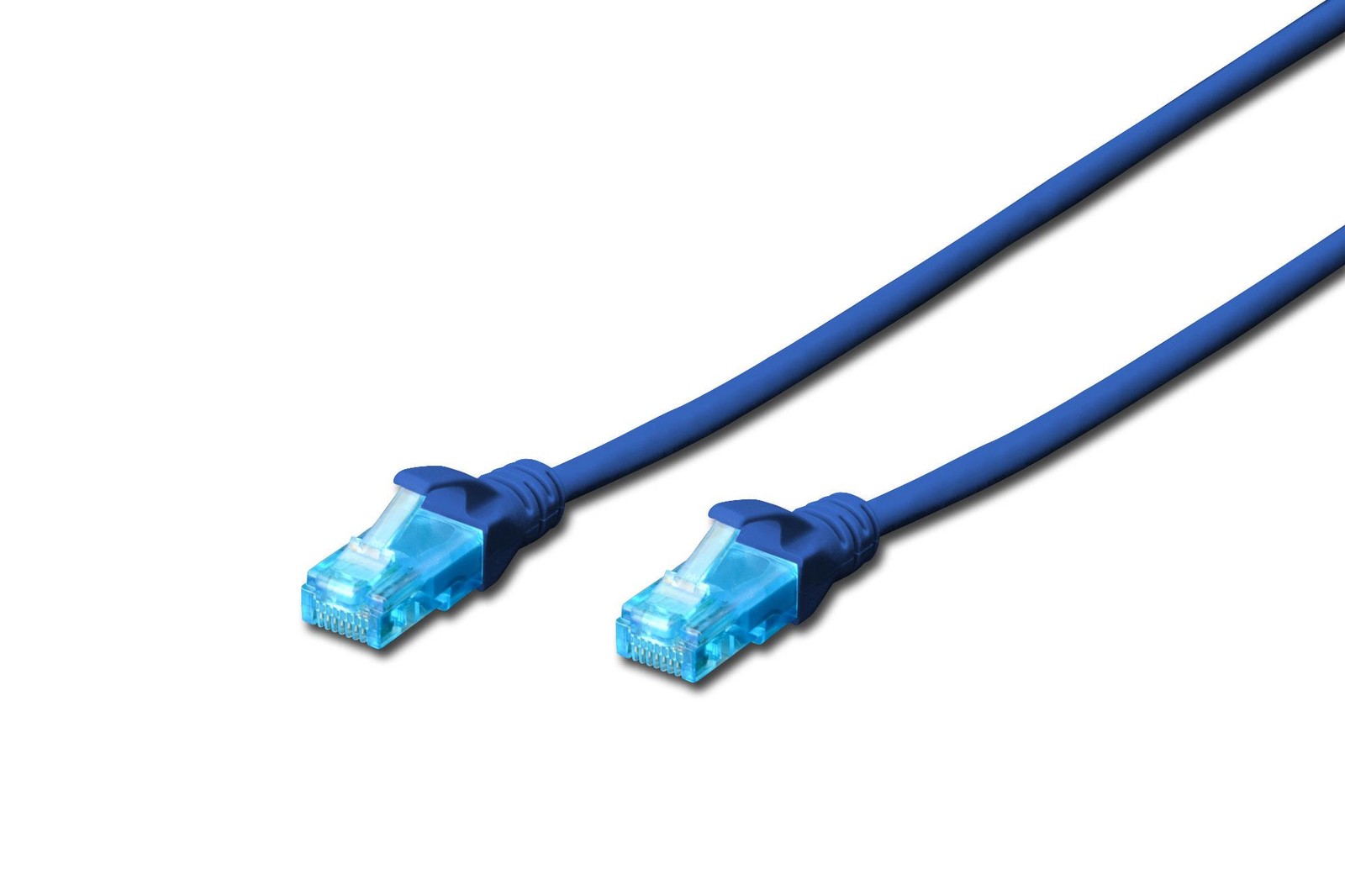 Digitus Patchcord UTP Cat 5E Network Cable RJ45 5M PVC Blue for PC