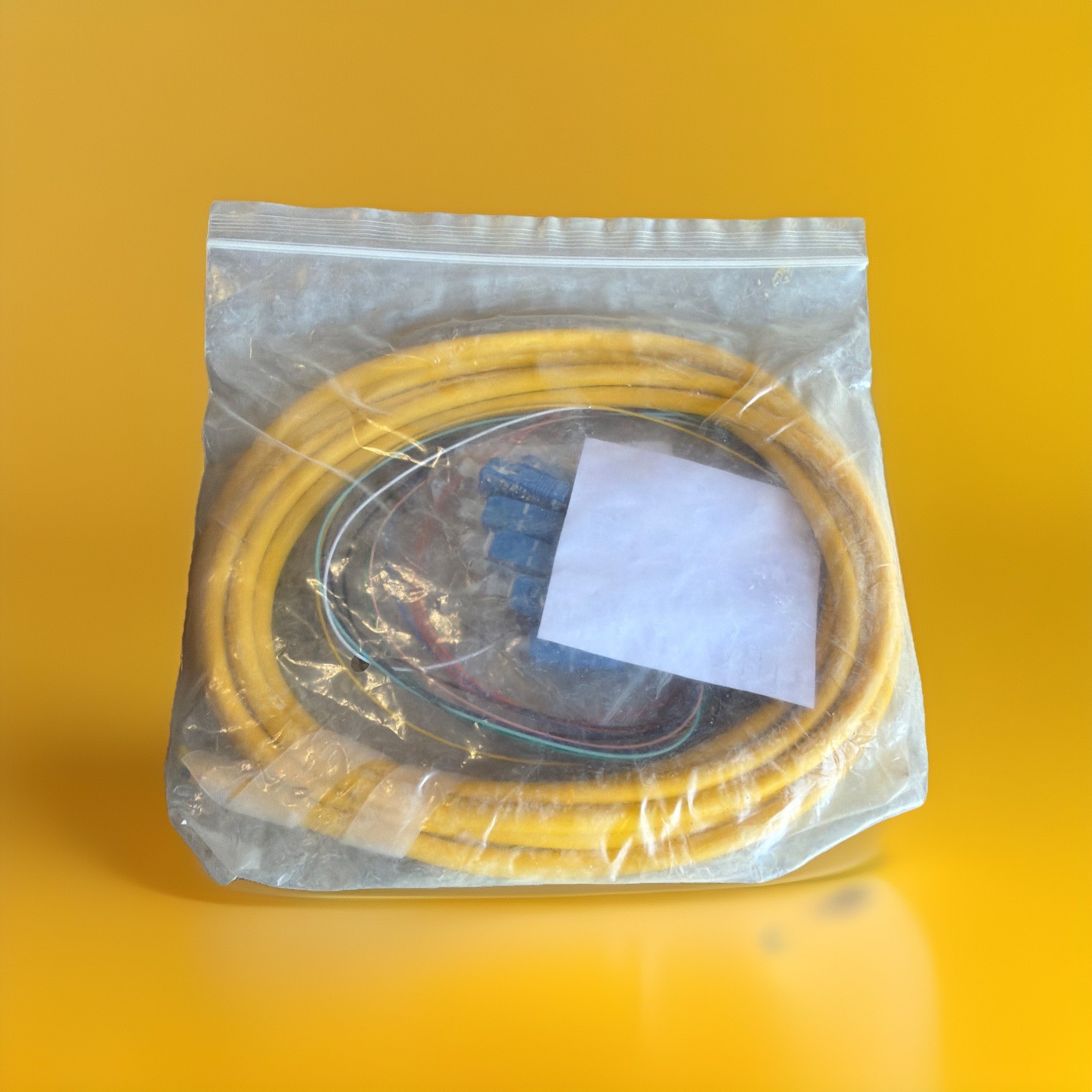 🔥 SC/UPC Single Mode 12-Fiber Fiber Optic Pigtail OFNR 9/125 0.9mm ~ 1 Unit🔥