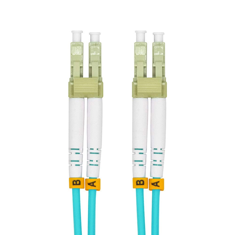 1Meter 3ft LC To LC Duplex 50/125 10G OM3 Multi Mode Fiber Optic Cable Jumper