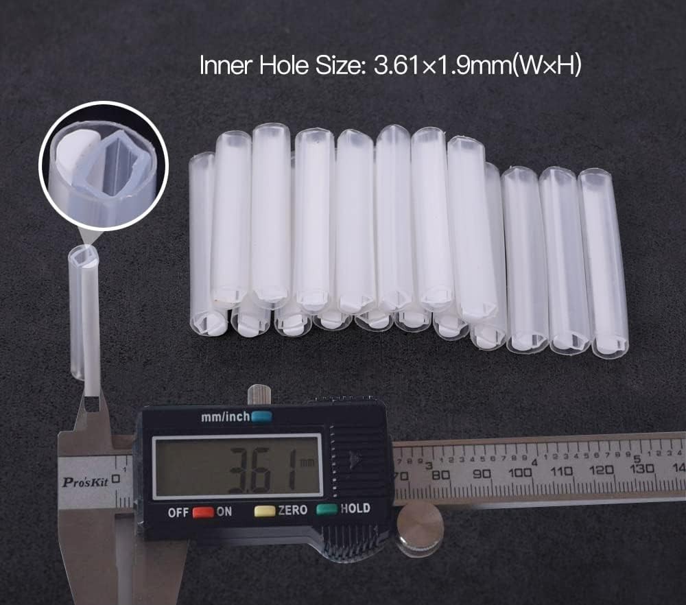 216Pcs Fiber Optic Fusion Sleeves 40mm – Clear