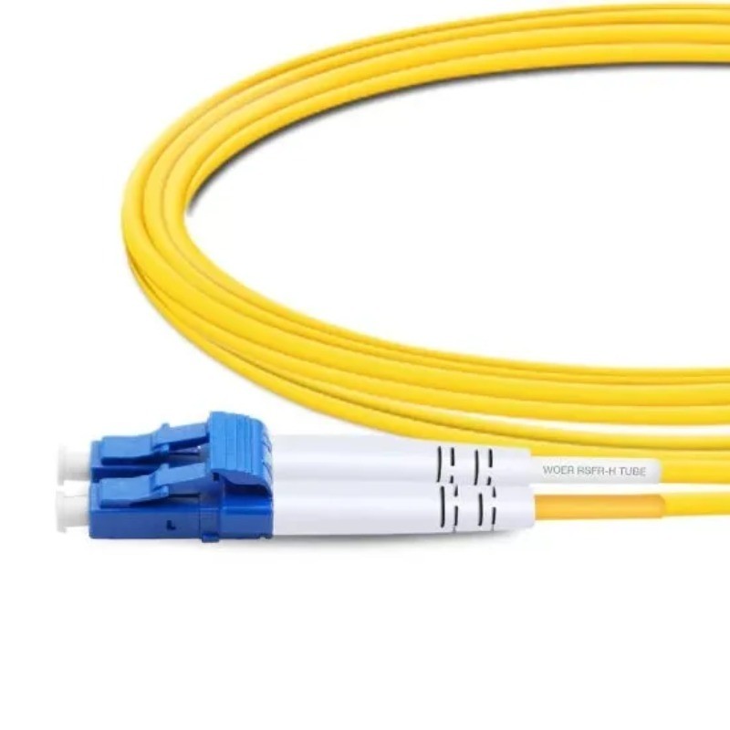 1M-20M LC UPC to ST UPC Duplex OS2 9/125 LSZH Single Mode Fiber Patch Cord