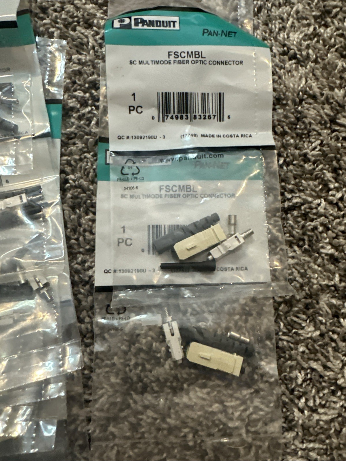 NIP PANDUIT FSCMBL SC MM MULTIMODE CONNECTOR FIBER
