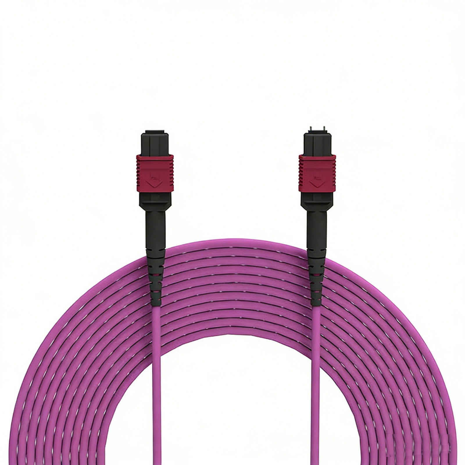 MTP MPO 24 Core OM4 Multimode Patch Cable 50/125 Type B LSZH Fiber Optic Jumper