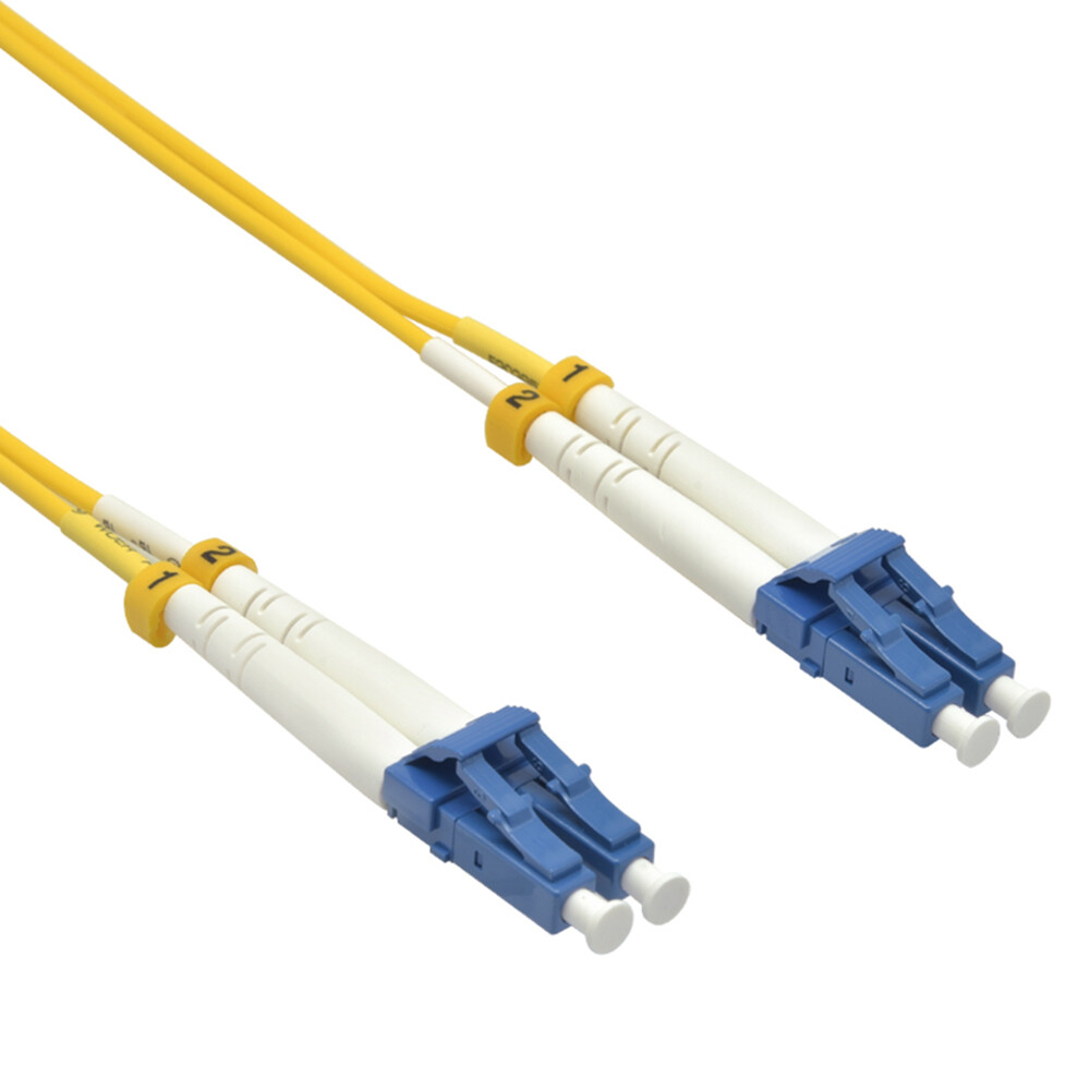LC to LC Singlemode Duplex 9/125 Fiber Optic Jumper Patch Cable 1M/2M/3M/5M/10M