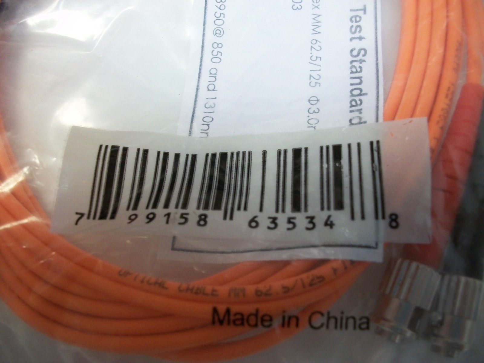 Allen Tel Gbst2-D2-03 9 Ft. St To St Duplex Mm 62.5/125 (New) (Lot Of 3)