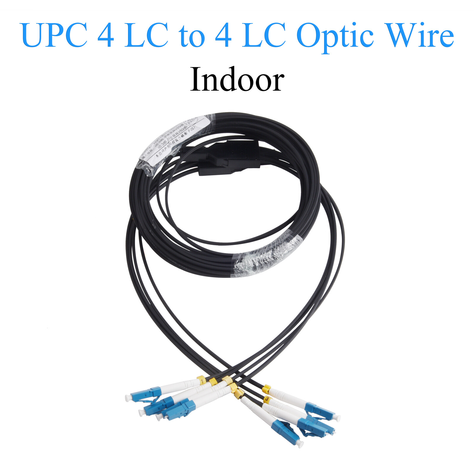 UPC 4LC to 4LC Fiber Patch Cord Single-mode 4-core Indoor Cable Convert 80M-300M